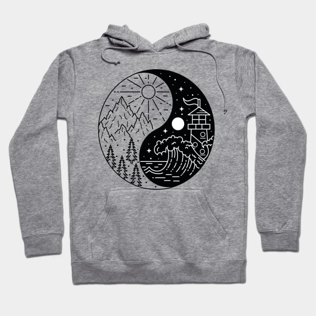 Yin Yang Life Hoodie by Mystıc Store